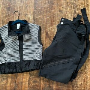 Weissman Black and White Jumpsuit